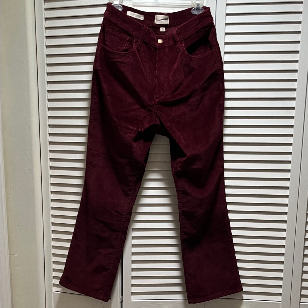 Universal Thread Maroon Corduroy Trousers